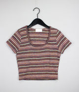 エディションクロップTシャツ/Edison Crop T-shirt (3color)