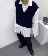 カーリング3タックスラックス/UN718 Curling Three-Tuck Slacks (3 colors)