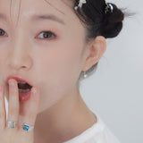 ファジーツインスターリング / fuzzy twin star ring in ver.