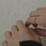 14K gold ball ring (6680525570166)