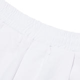 ワンタックワイドフィットショートパンツ/ONE TUCK WIDE FIT SHORT PANTS-WHITE