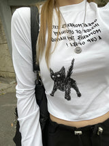 ヒップキャットスリムTシャツ / Hip Cat Slim T-shirt