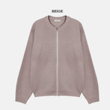 アンブラーラウンドジップアップニット / AMBLER ROUND ZIPUP KNIT