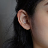 14K GOLDFILLED PEARL EARCUFF & EARRING (6680841748598)