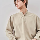 オーバーフィットプルオーバーシャツ/Overfit Pullover Shirts S58 Beige