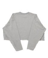 VINTAGE P. DYEING CUT-OUT CROP-TEE (Gray) / ビンテージダイングアウトクロップT