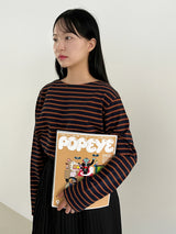 ブリックストライプTシャツ