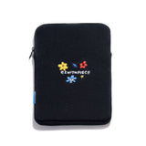 [EZwithPIECE] FRIENDS TABLET POUCH (BLACK) (6554914521206)