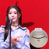ベイビーエンジェルハートチョーカーネックレス / Baby Angel Heart Choker Necklace - Gold ver. (Kep1er Xiaoting, Dreamcatcher Dami Necklace)