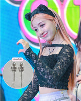  Urban Chic Butterfly Piercing (Kep1er Yeseo, LOONA Yves, Dreamcatcher Yoohyeon, Jiyu Earrings)