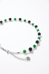 MP010 FRESHWATER PEARL WITH NATURAL STONE NECKLACE