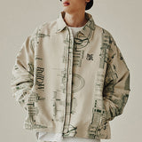 ロマンティックストリートジャカードジャケット/ROMANTIC STREET JACQUARD JACKET_OATMEAL