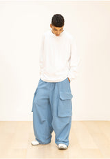 DIVISION WIDE CARGO STRING PANTS