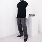 スリーブディタチャブウォーマータートルネックニット / SI Sleeve Detachable Warmer Turtleneck Knitwear (2 colors)
