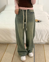 Liz Vintage Wide Denim Pants