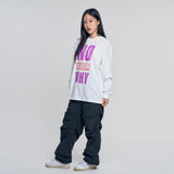 'No Reason Why' Long Sleeve Shirt White