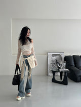 Open Crop Halterneck Sleeveless