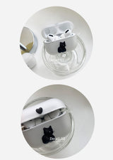 Heart cat AirPods Case_matt