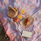 [Comfy Sarong] Vintage garden - Pale Pink (6624132071542)