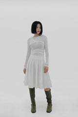 フレンチプリーツミディスカート / French Pleated Midi Skirt (3color)