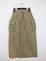 カーゴ バンディング ロングスカート / Cargo Banding Long Skirt (4color)