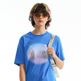 チェリープラネットポイントTシャツ／CHERRY PLANT POINT T-SHIRT [BLUE]