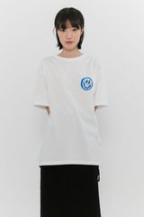 ロゴスマイリーTシャツ/LOGO&SMILEY TEE (4452359962742)
