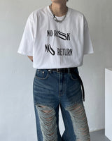ノーリスクショートスリーブTシャツ/CH No Risk Short-Sleeved T-Shirt (2 colors)