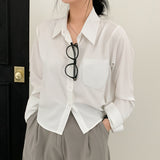[6color] Basic pocket shirt & blouse