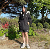 ベーシックロゴワイドブレーカー/22SS BASIC LOGO WIND BREAKER BLACK