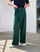 Double Belt Wide Pants (6686089937014)
