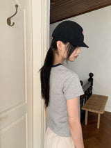 レタリング 半袖 プリント レタリング Tシャツ・カットソー