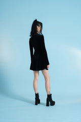 ロマンチックベルベットフレアドレス/Romantic Velvet Flare Dress (4397424705654)
