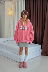 ポムポムフーディ / pompom hoodie_pink