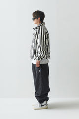 ストライプロゴパッディングジャンパー/BSR2223FWJK008 STRIPE LOGO PADDING JUMPER WHITE BLACK