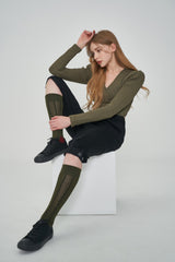 ホースライディングスタイルデニムパンツ / HORSE RIDING STYLE DENIM PANTS INCLUDING SOCKS [9029]