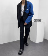 ミニマルブルーカラーリングジャケット/Minimal Blue Coloring Jacket (2 colors)