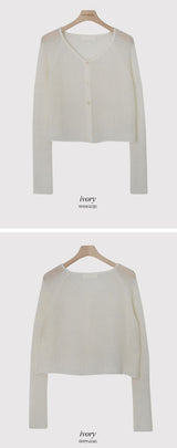 Blossom Mohair Wool Knit Cardigan (5color)
