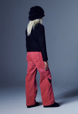 ウールジップクロップジャケット / WOOL ZIP CROP JACKET