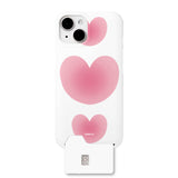 [マットカード]ふわふわハートスマホケース