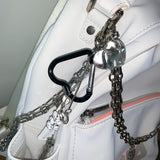 Ink marble bear keychain (2color) (6685432578166)