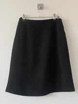 Ancient buckle midi skirt