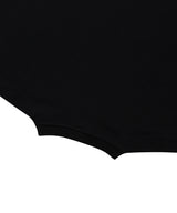 ブラーハートケープスリーブTシャツ　ブラック