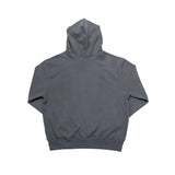 PLASTIC FACE PATCHED HOODIE - DARK GREY (6674942066806)
