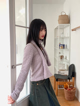 [Wool 20] Baffe Bubble Deep Unneck Knit Scarf Set