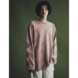クロスピグメントウォッシュドロングスリーブ / CROSSES PIGMENT WASHED LONG SLEEVE_PK