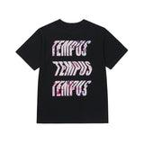 イリデセントマーブルロゴTシャツ / IRIDESCENT MARBLE LOGO T-SHIRTS [BLACK]