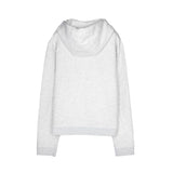 DIVIDED short hoodie_light melange