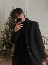 ASCLO Tweed Robe Coat (2color)