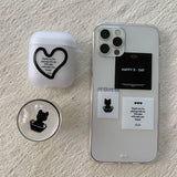 Happy Day Cat AirPods Case_Matt
